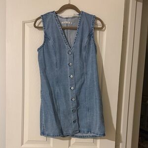 The A&F Mia Denim Vest Mini Dress
